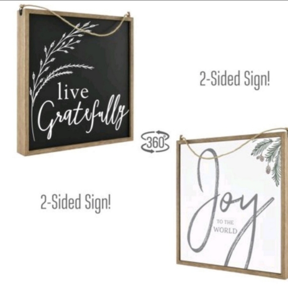 2 Piece Reversible Wall/Table Art Set - Picture 3 of 5